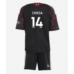 Liverpool Federico Chiesa #14 Replika Tredje Tröja Barn 2026-27 Kortärmad (+ Korta byxor)
